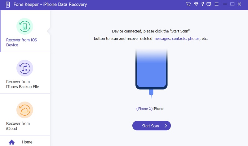 recover deleted kik messages on iphone step 2
