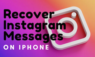 recuperar mensajes de instagram en la función de iphone