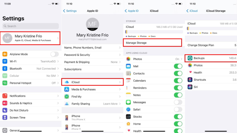 restore iphone from icloud without reset official method 2