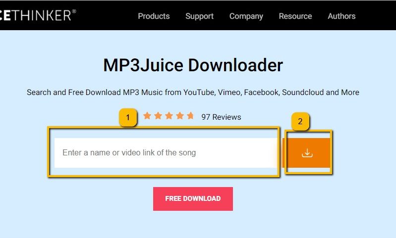 download mp3 to iphone mp3juice downloader step2
