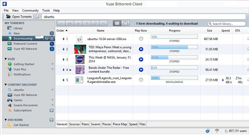 descargador de música gratuito para la interfaz mac vuze