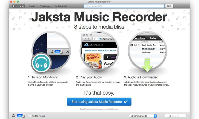 free music downloader for mac jaksta interface