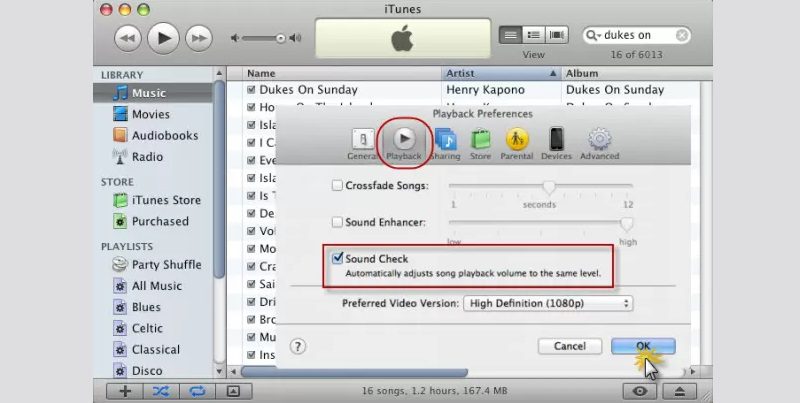 mp3 volume normalizer itunes interface