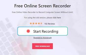free online screen recorder main interface