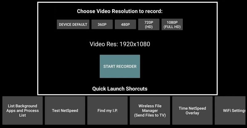 record from firestick amazon screen recorder step1