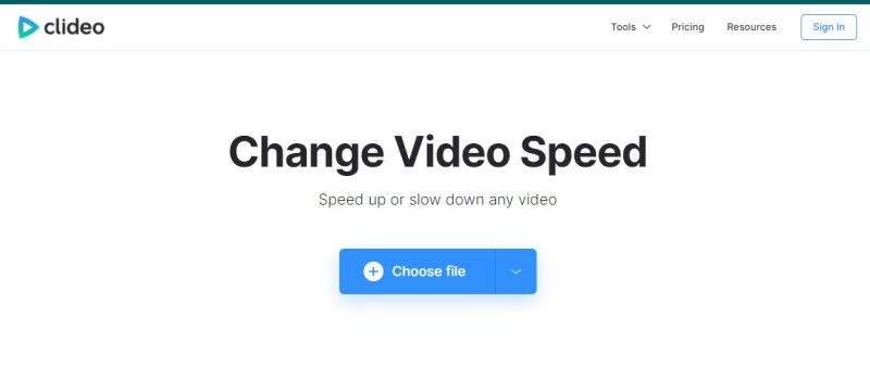 vlc speed control clideo interface