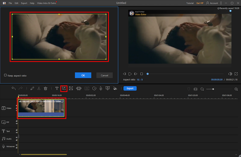 how to crop video on video editor for windows 10
