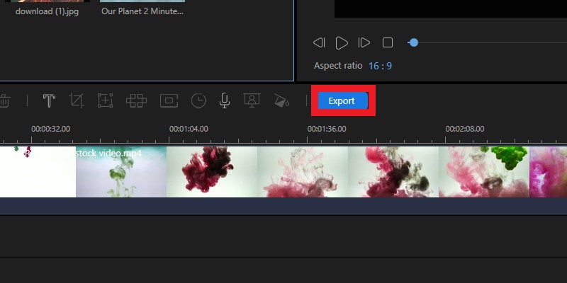 acethinker video editor exporting video file