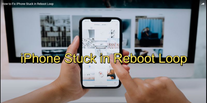 fixing iphone in reboot loop