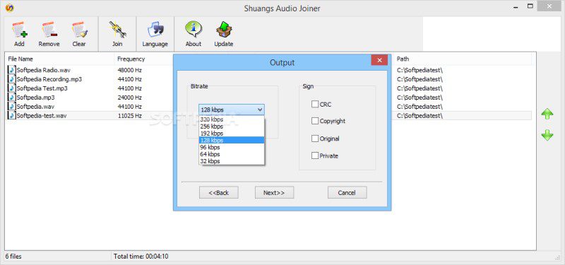combinar archivos de audio con cortador de mp3