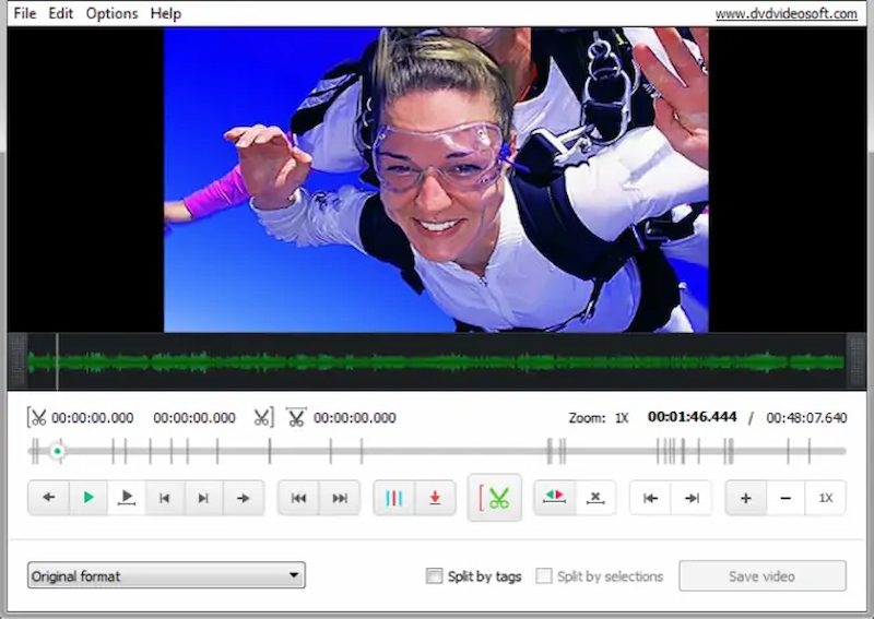 video editor with audio visual 
