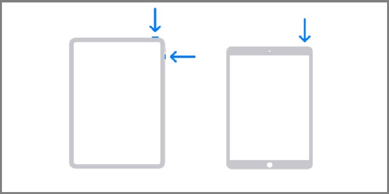 dos formas de restablecer el dispositivo ipad