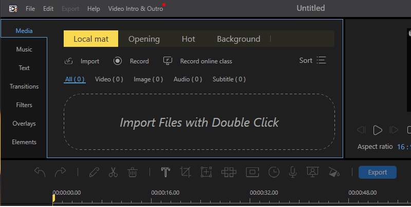 edite archivos de video mts usando el editor de video acethinker