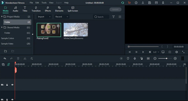 edit mts video files using wondershare filmora