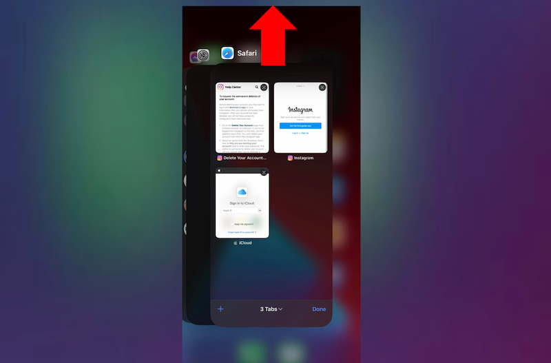 restart safari