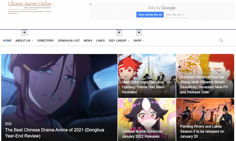 anime chino en línea mejor anime chino de 2021