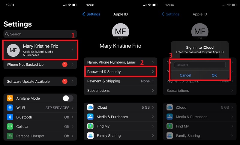 fix apple id lock via two factor authentication
