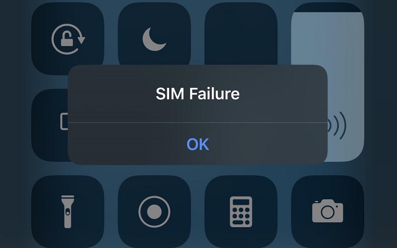 iphone sim failure