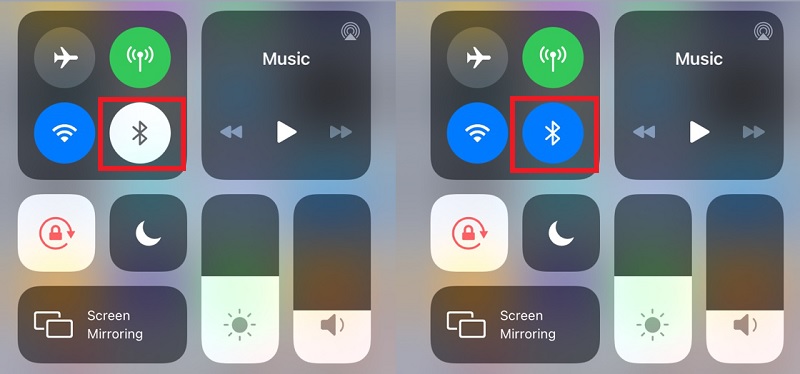 toggle on bluetooth to enable it