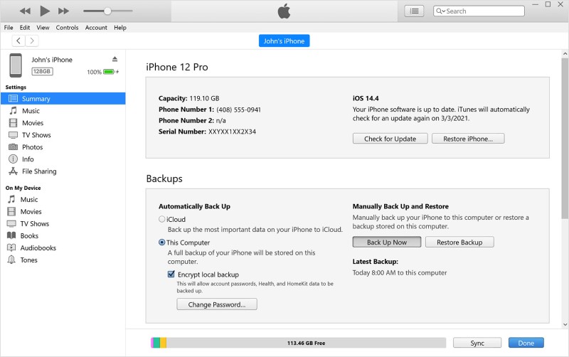 restore ipad from iphone with itunes backup