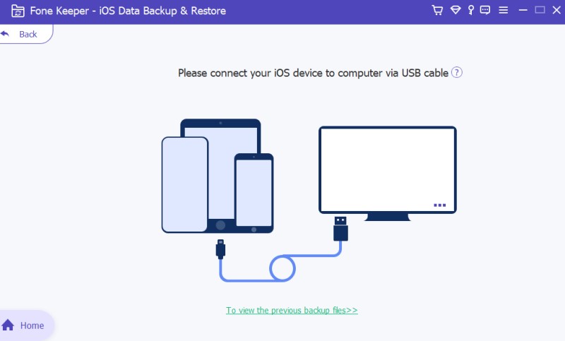connect your iphone with ios data backup and restore