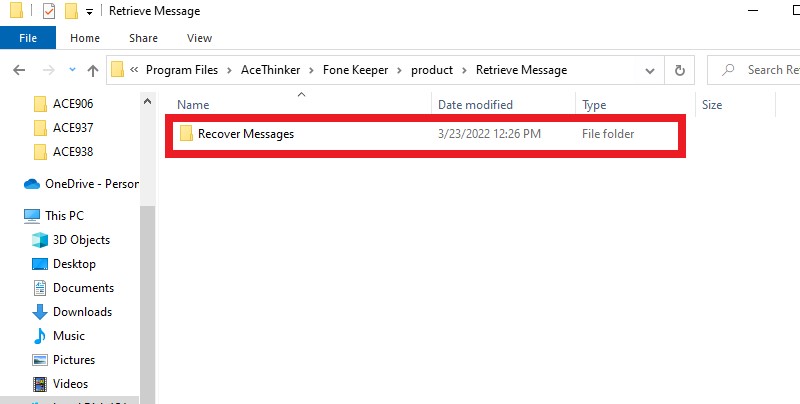 check the recover messages on your pc