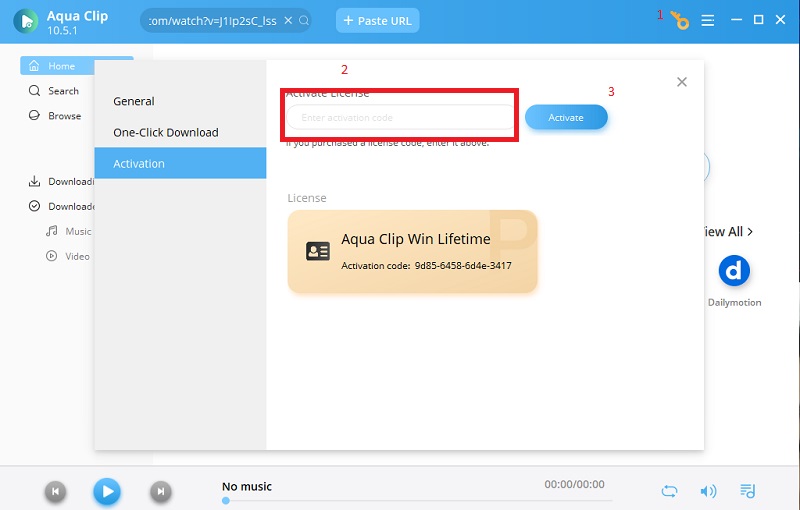 register and activate program