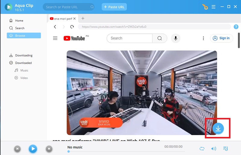 click the download button