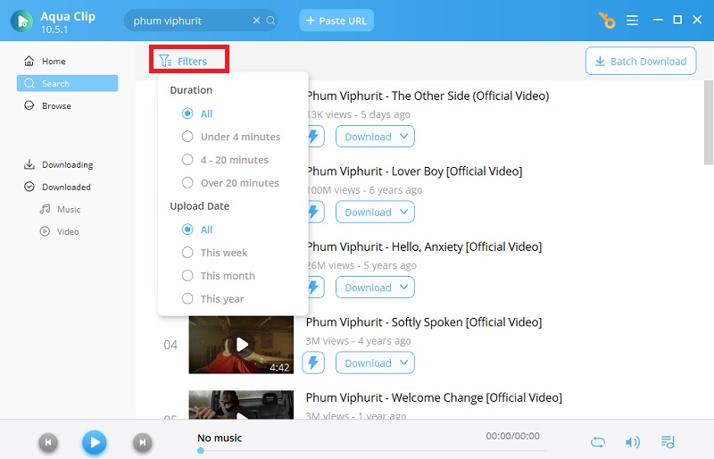 discover and search video to download