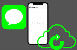 fix iphone text messages disappear