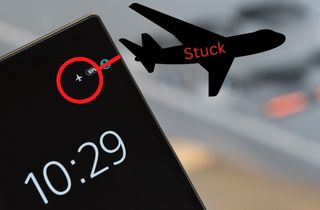 iphone atascado en modo avión
