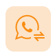 Transferencia de WhatsApp para el logotipo de iOS