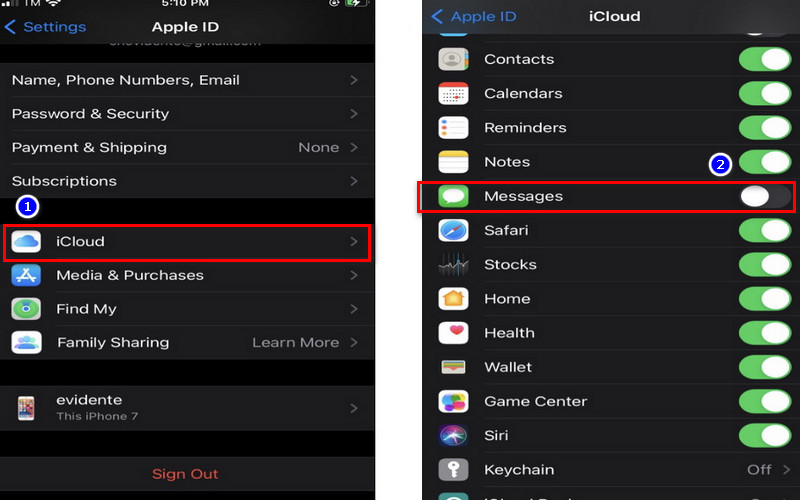 try to restart the feature by going to icloud settings
