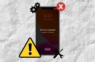 Cómo reparar iPhone deshabilitado Inténtalo de nuevo en 15 minutos Advertencia