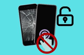unlock iphone without touch screen
