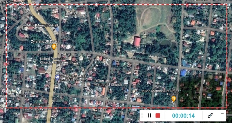 grabar vídeo de Google Earth