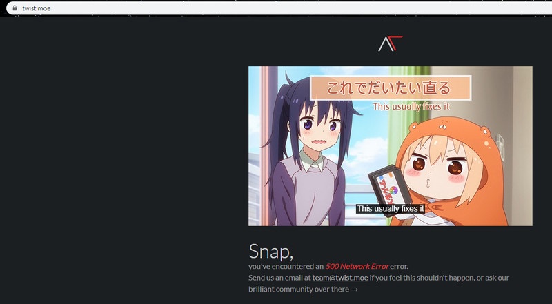 anime twist home page