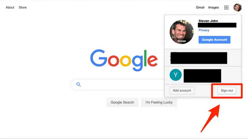 google sign out