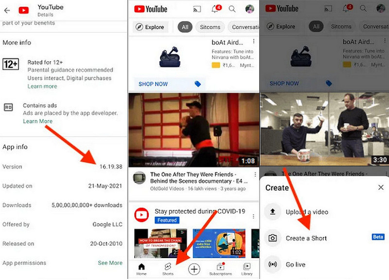 update youtube application