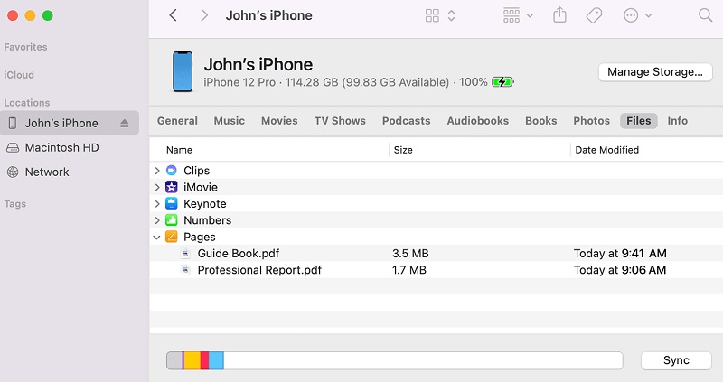  access iphone files with finder