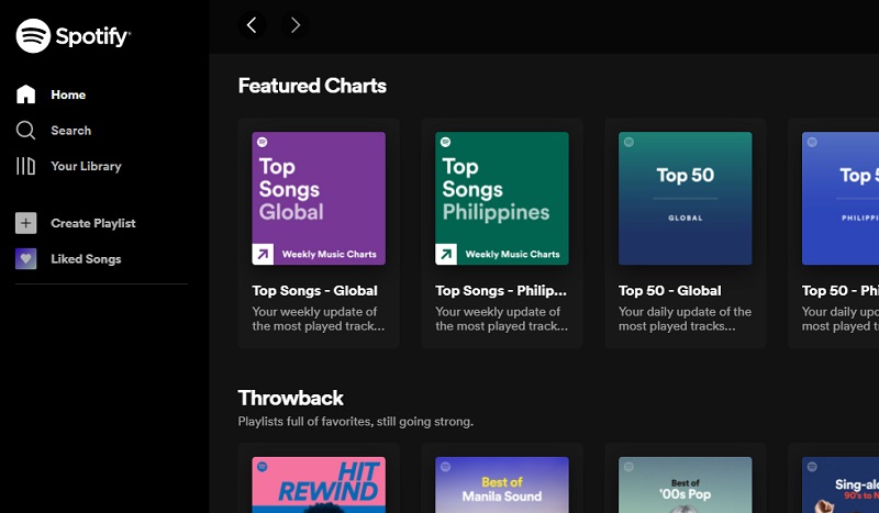 listen to free music online without downloading with spotify