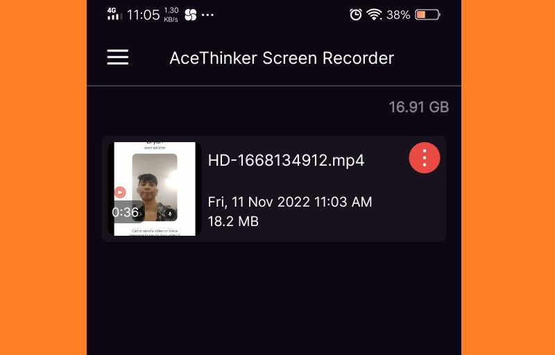 play recorded google duo