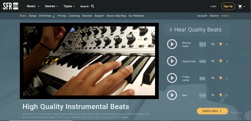 download instrumental music with sfrbeats