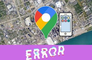 iphone google maps not working
