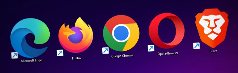 use other web browser