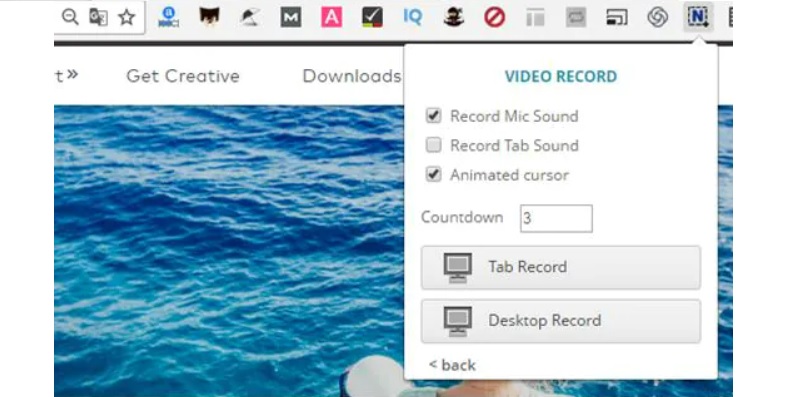 screen record on chromebook using nimbus