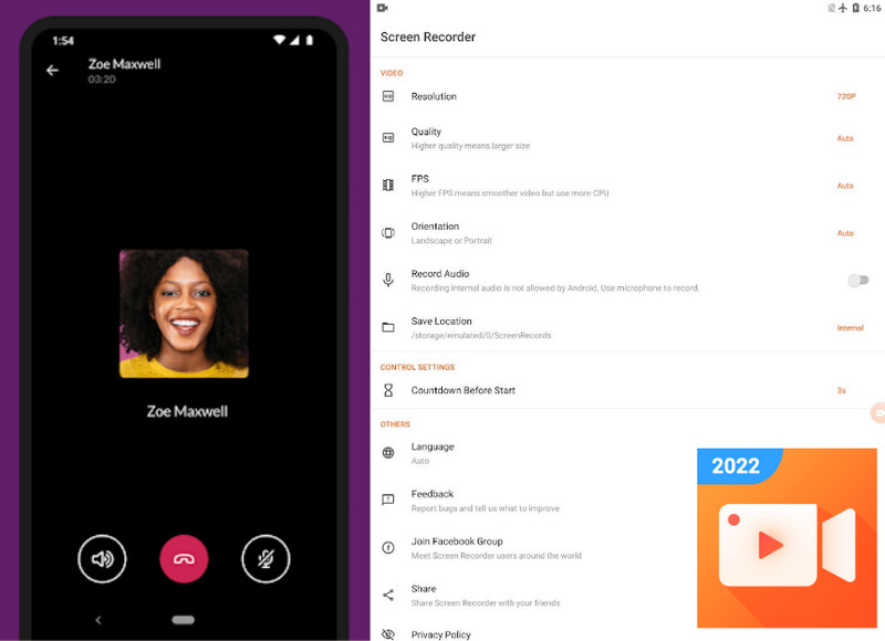 record slack calls on android 