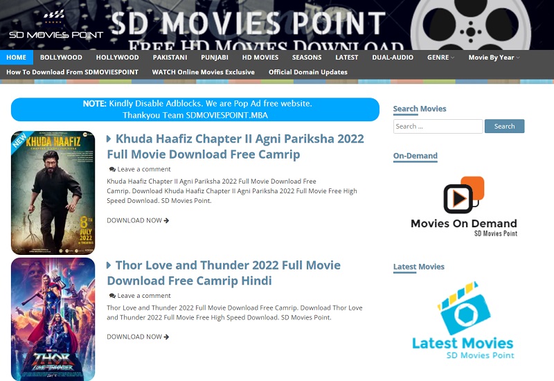 sd movies point as a sites to download animated movies