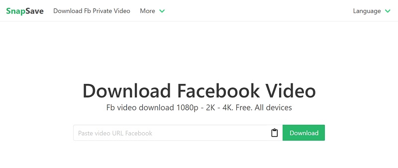 snapsave as a facebook downloader chrome