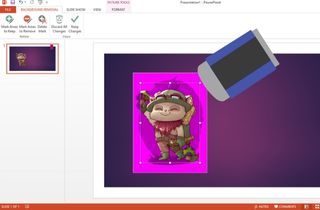 remove background from picture in powerpoint